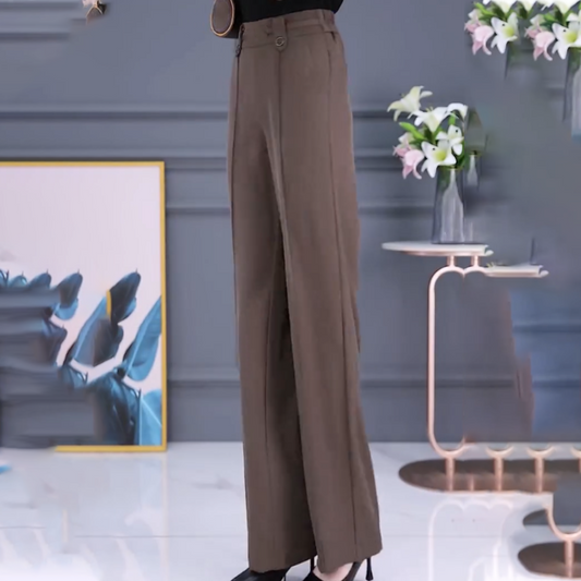 🔥Hot Sale 49% 0FF🔥Women's Casual High-Waisted Straight Leg Pants