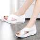 💞💞💞💞Women's Elegant Solid Color Thick Sole Lightweight Comfortable Sandals