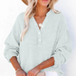 💖🔥Last Day Sale 50%🔥💖Women’s Casual Gauze Button Neck Long Sleeve Blouse
