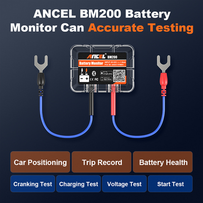 💥💥💥Portable 12V Bluetooth Battery Health Monitor