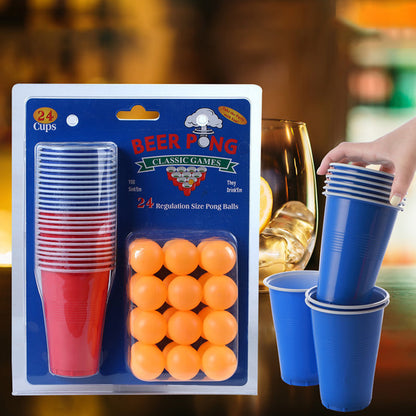 🔥Party Essentials 🔥Beer Pong Game Set 24 PCS