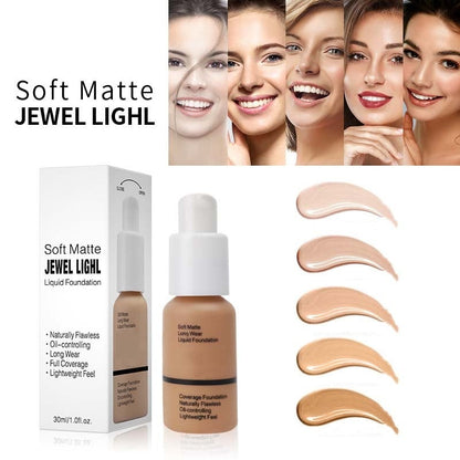 🎉Buy 1 Get 1 Free🎉Long-Lasting Full Coverage Oil Control Foundation