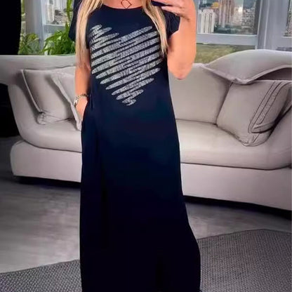 ✨Hot Sale 49% Off🌸Long T-Shirt Dress with Side Slits