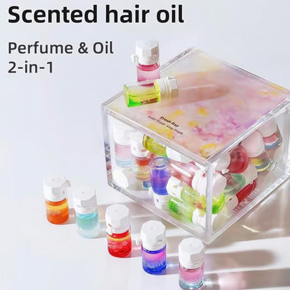 🔥2025 HOT SALE🍀2-in-1 Scented Perfume & Hair Oil Capsules