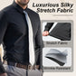 💼Men's Silky Wrinkle Resistant Solid Color Stretch Shirt