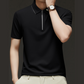 Opulent👜Men's Casual Wrinkle Resistant Zipper Lapel Short Sleeve Shirt
