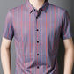 Men's Casual Vibrant Plaid High Stretch Lapel Short Sleeve Shirt✨