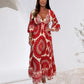 💖 NEW HOT SALE 💖Women's Lucky Print Maxi Dress