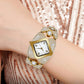 ✨ Vintage Romance💎Women's Retro Quartz Watch with Sparkling Rhinestones
