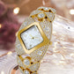 ✨ Vintage Romance💎Women's Retro Quartz Watch with Sparkling Rhinestones