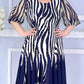 Women’s Zebra Print Flowy Dress