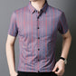🔥2025 New Arrival🔥 Men's Cooling Plaid Short Sleeve Button-Down Shirt