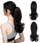 🌸Women's Slightly Curly Chemical Fiber Hair Simulation Natural Fake Ponytail Hairpin