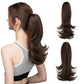🌸Women's Slightly Curly Chemical Fiber Hair Simulation Natural Fake Ponytail Hairpin