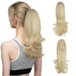 🌸Women's Slightly Curly Chemical Fiber Hair Simulation Natural Fake Ponytail Hairpin