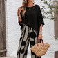 ⏰Last Day Sale 49% Off💃5/8 Sleeves Top & Print Pants Set