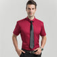 🔥Summer Special🔥Men's Stretch Short Sleeve Dress Shirt