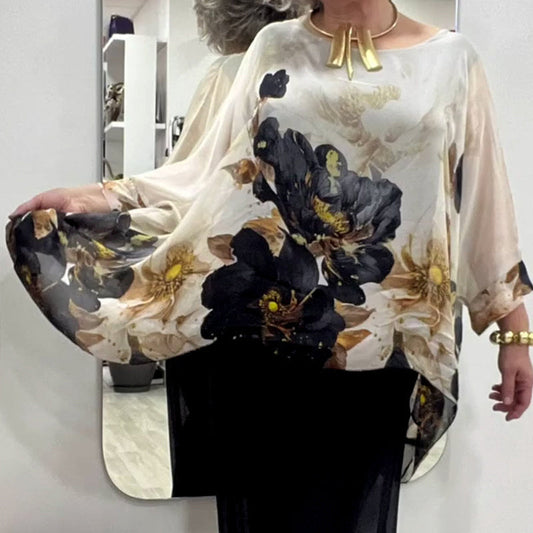 ⏰Last Day Sale 49% Off💃Women's Casual Printed Round Neck Top