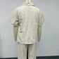 ✨Trending Now ✨Cotton-Linen Short Sleeve Shirt & Loose Pants Set