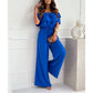 🌺Women’s Off Shoulder Ruffle Jumpsuit🍑