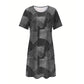 ⏳Time-limited Special⏰Women's Casual Patchwork Pattern Dress