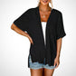 ⏳Time-Limited Special⏰2026 Stylish Flowy Short Sleeve Cardigan – Lightweight, Breezy, Versatile Layering Piece 🌸