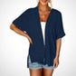 ⏳Time-Limited Special⏰2026 Stylish Flowy Short Sleeve Cardigan – Lightweight, Breezy, Versatile Layering Piece 🌸