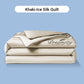 ⏳Time-Limited Special⏰Summer Simple Ice Silk Quilt❄️ Ultra Cool Anti-Sweat Thin Quilt, Machine Washable Bedding