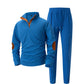 Men's Knit Half-Zip Casual Sweatshirt & Pants Set
