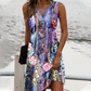 ⏳Time-limited Special⏰Women's Sleeveless V-Neck Printed Dresses