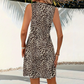 ⏳Time-Limited Special⏰Women's V-Neck Leopard Mini Dress – Bold Print, Flattering, Multi-Occasion 🌟