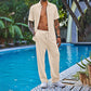 Men's Casual Shirt & Pants Two-Piece Set
