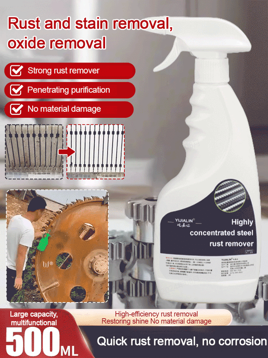 ⏳Time-Limited Special⏰Highly Concentrated Rust Remover for Steel & Iron – Deep-Acting, Effortless, and Metal-Safe