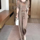 Women's 3-Piece Shirt Jacket, Vest and Pants Set
