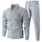 Men’s Stylish Lapel Jacket & Jogger Pants 2-Piece Set（50% OFF）