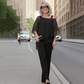 ⏳Time-Limited Special⏰Women's Irregular Chiffon 2-Piece Set – Flowy Top & Wide-Leg Pants (M–3XL) 🌬️