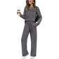 ⏳ Time-Limited Special! ⏰ Women's Crew Neck Top & Drawstring Pants Set – Ultra-Soft, Breathable & Effortlessly Stylish 👕👖
