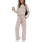 ⏳Time-Limited Special⏰Women's Crew Neck Top & Drawstring Pants Set