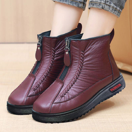 ⏳Time-Limited Special⏰Women's Winter Warm Zipper Ankle Boots