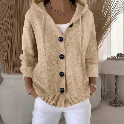 🔥Black-Friday-Mega-Angebot – 50 % Rabatt!🔥Women’s Solid Color Long Sleeve Cardigan