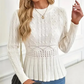 ⏳Time-Limited Special⏰Women's Chunky-Knitted Crew Neck Peplum Sweater