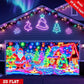🔥Time-Limited Special🎄UV Reactive Christmas Garage Door Banner