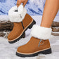 ⏳Time-Limited Special⏰Women's Faux Fur Ankle Snow Boots with Zipper