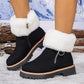 ⏳Time-Limited Special⏰Women's Faux Fur Ankle Snow Boots with Zipper