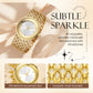 ⏳Time-Limited Special⏰Luxury Round Bracelet Watch Fashionable Women's Wristwatch