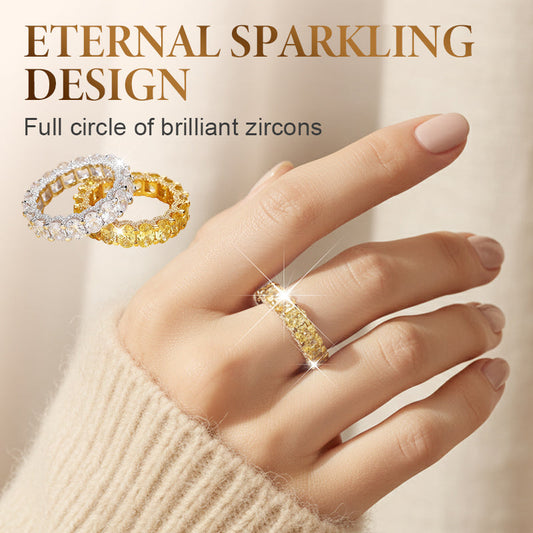 ⏳Time-Limited Special⏰Full Circle Sparkling Zircon Fashion Ring