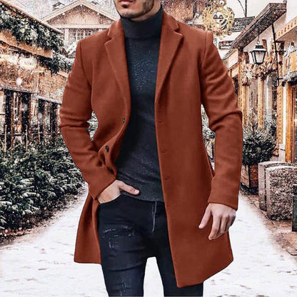 ⏳Time-Limited Special⏰Versatile and Cozy Tweed Coat for Men