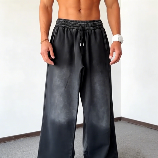 ⏳Time-Limited Special⏰Men's Wide-Leg Drawstring Casual Pants