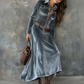 ⏳Time-Limited Special⏰Women's Long Sleeve Velvet Maxi Dress