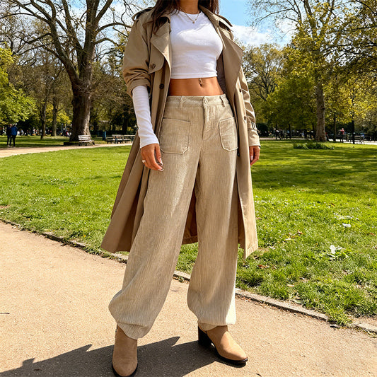 ⏳Time-Limited Special⏰Women's Casual Loose-Fit High-Waisted Pants💕